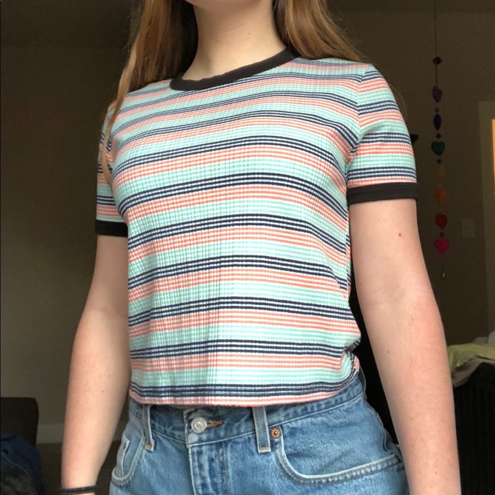 striped tee